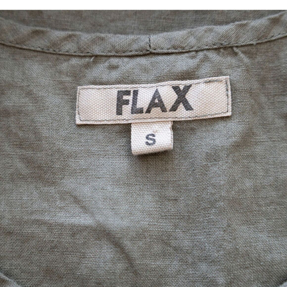 Flax Sleeveless Ladies 100% Linen Size Small Dress - Picture 3 of 4